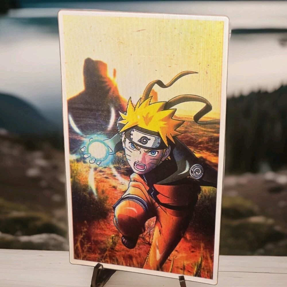Naruto Shippuden Rasengan 3D Motion Lenticular Car Decal Sticker Peeker